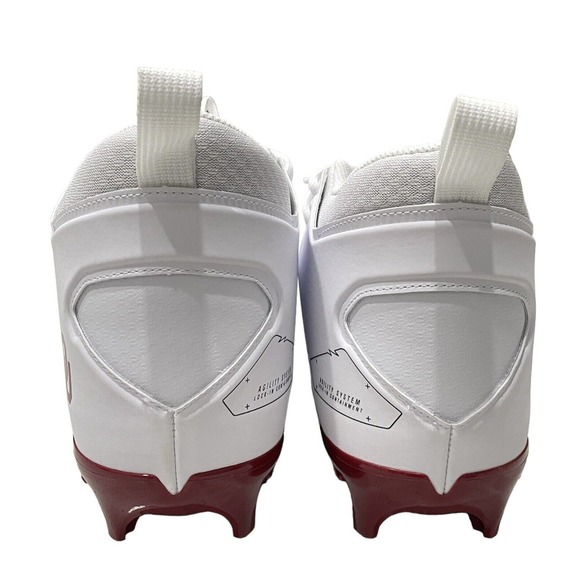 Nike Jordan Alpha Menace Oklahoma Football Cleats DH3367-104 Mens 14 Wide RARE main image 10